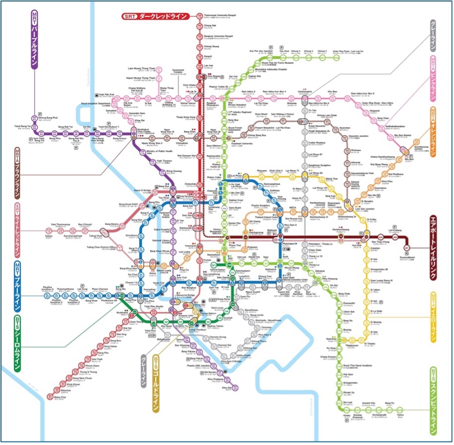 首都バンコクのインフラについて