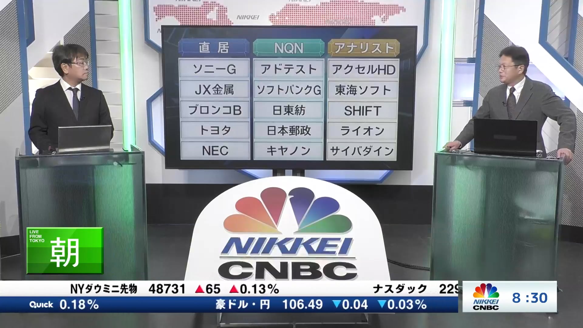 きょうの注目15銘柄　ソニーG、アドテスト、アクセルHDなど