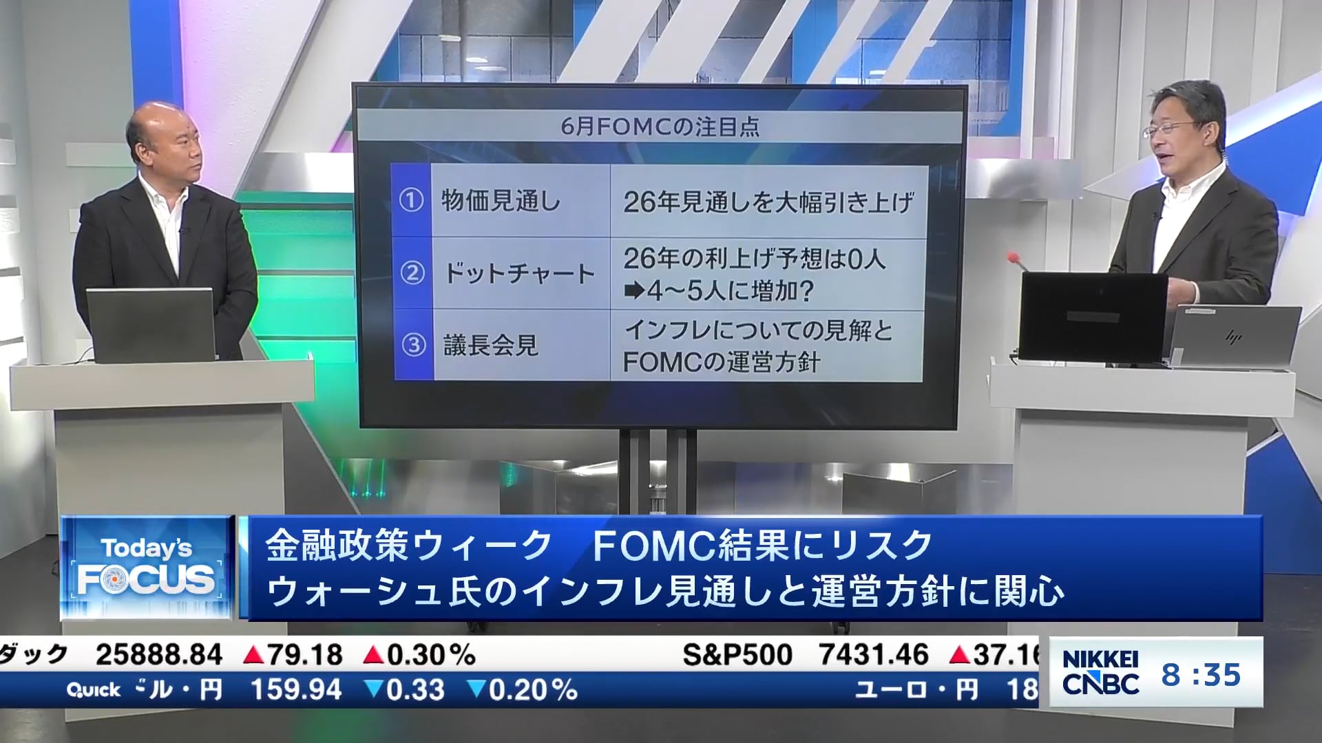 金融政策ウィーク　FOMC結果にリスク　ウォーシュ氏のインフレ見通しと運営方針に関心
