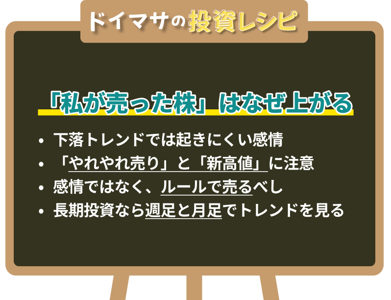 図表4 私が売った株はなぜ上がる?